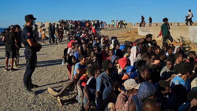 Moroccan prosecutors charge more than 80 people over Ceuta migrant crossings