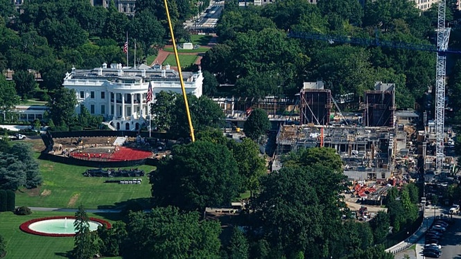 US appeals court orders halt to Trump ballroom construction without congressional approval