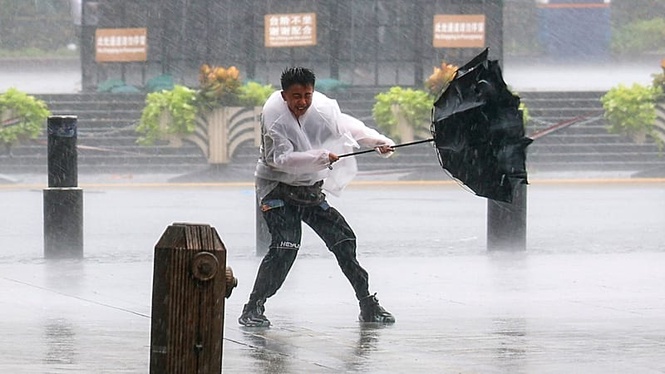 Over 1 million evacuated as Typhoon Dolphin hits China