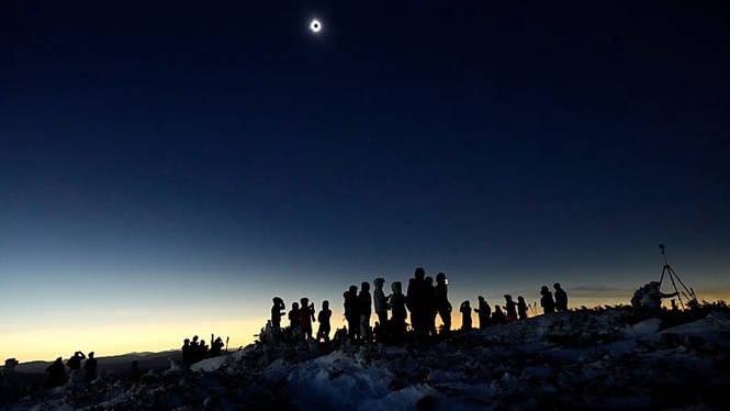 What time will the solar eclipse be visible in my city in Spain on 12 August?