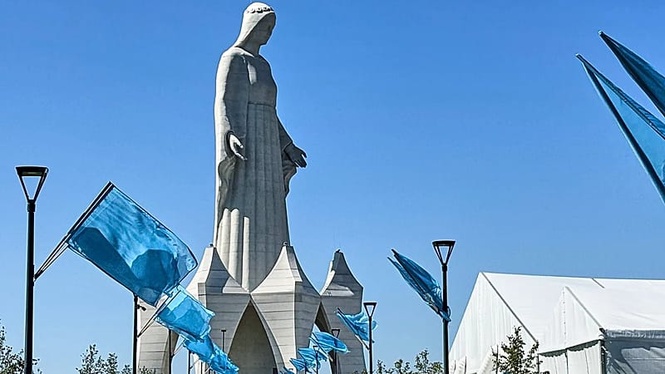 Europe’s tallest Virgin Mary statue unveiled in Polish village