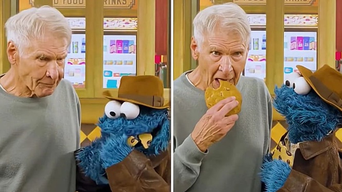 Raiders of the Cookie Jar: Harrison Ford and Cookie Monster break the internet
