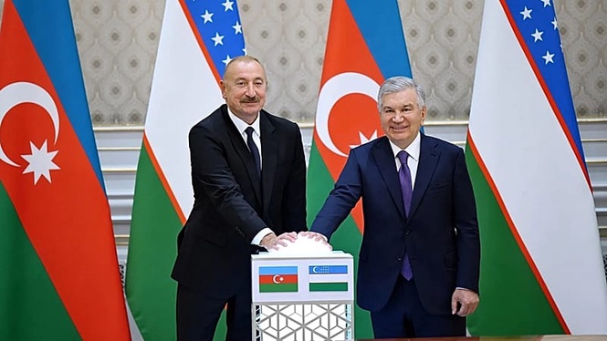 Uzbekistan and Azerbaijan deepen alliance with $1bn trade target and stronger Trans-Caspian links