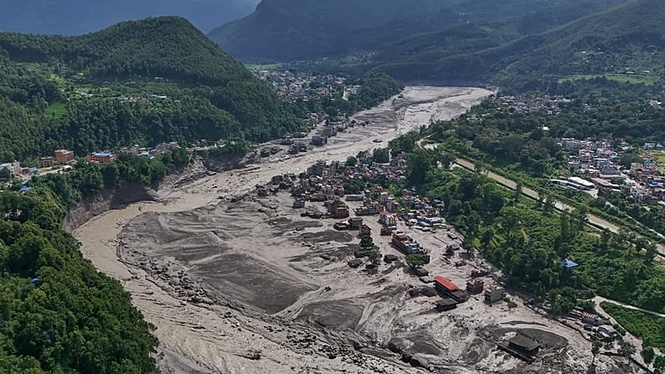 Hundreds missing as flash floods tear through Nepal