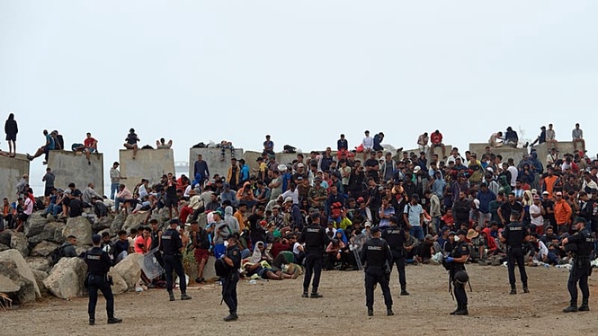 Ceuta warns it is 'on the brink of collapse' as Spain seeks Frontex and Europol help
