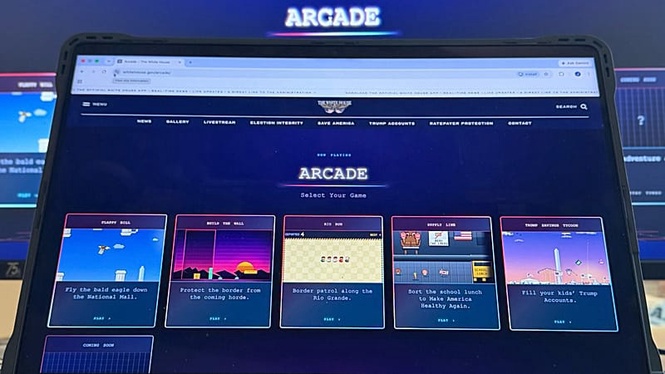 Trump arcade: White House launches pro-MAGA games with a deportation twist