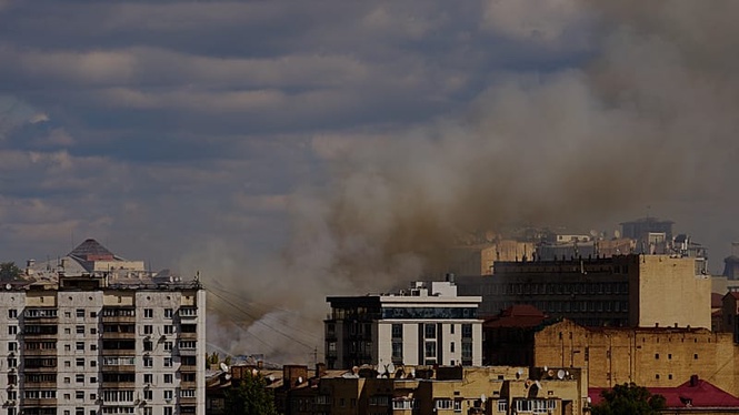 Russian drone strikes Ukraine Security Service headquarters in central Kyiv