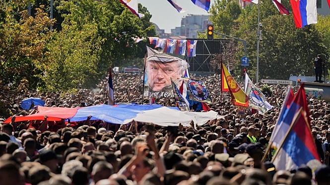 EU institution leaders blast Serbia over 'shocking' Ratko Mladić's funeral