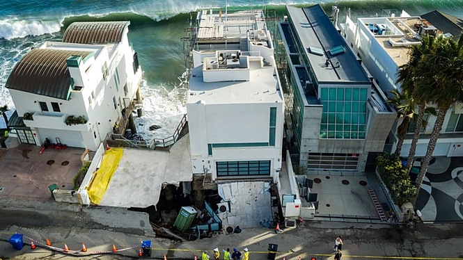 Nicolas Cage's Malibu mansion nearly swallowed by sinkhole