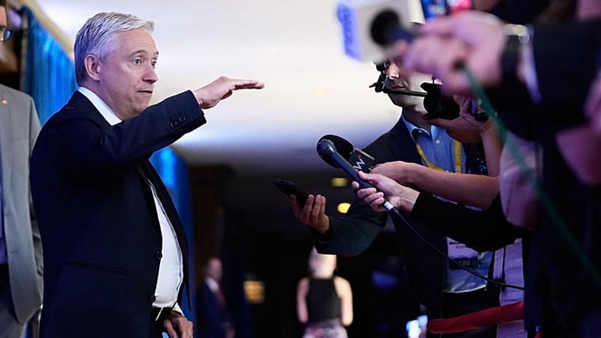 Canada pitches itself as a haven for investors 'in a very uncertain world'