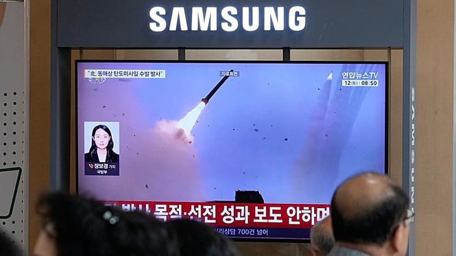 North Korea launches 'suspected ballistic missile' into East Sea