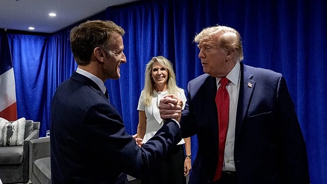France's president says talks with Trump on Red Sea and Ukraine were 'constructive'