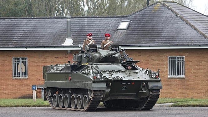 One person taken to hospital after fire breaks out at British army barracks