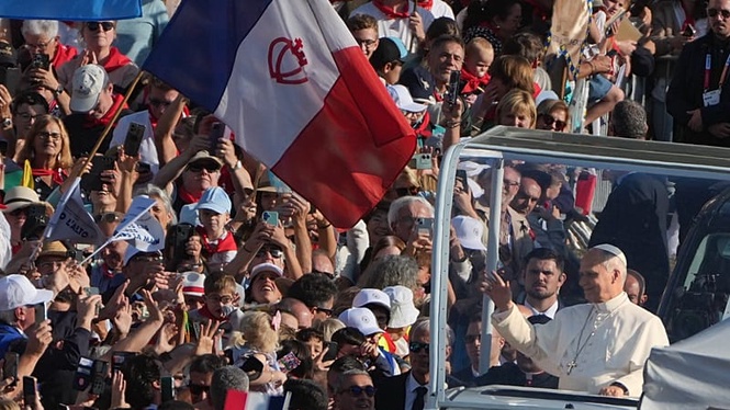 ‘Truly special’: worshippers react to Pope Leo XIV’s Mass in Lourdes