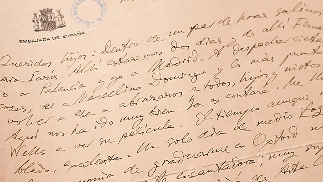 Unamuno and H. G. Wells went to the cinema together: unpublished letter confirms it 90 years on