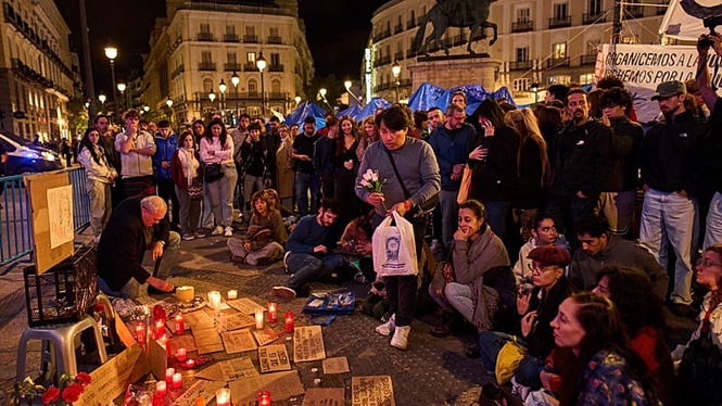 ‘Adios Maricarmen’: Hundreds protest in Madrid after pensioner’s death