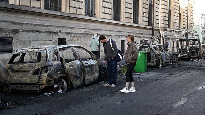 European stocks open in the red as French businesses count the cost of the riots