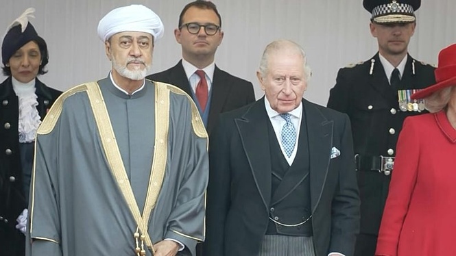 King Charles welcomes Oman’s Sultan Haitham for state visit to UK