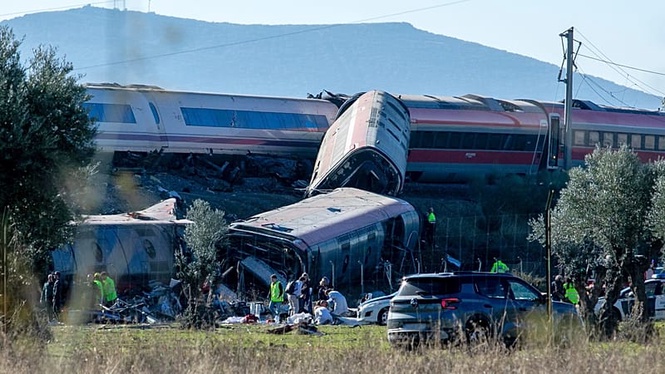 High-speed train crash in Spain kills at least 68, injures more than 100