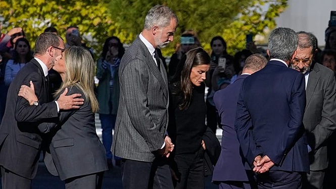 Death toll from Spain train crash revised to 69 as royals visit victims