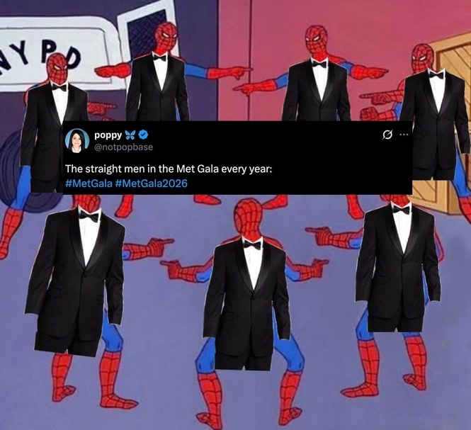 Image from: All the best memes and reactions to the 2026 Met Gala