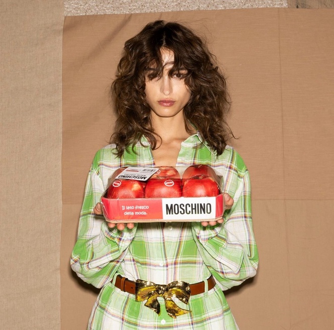 fruit bags moschino apple bag
