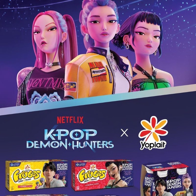 Yoplait KPop Demon Hunters collaboration