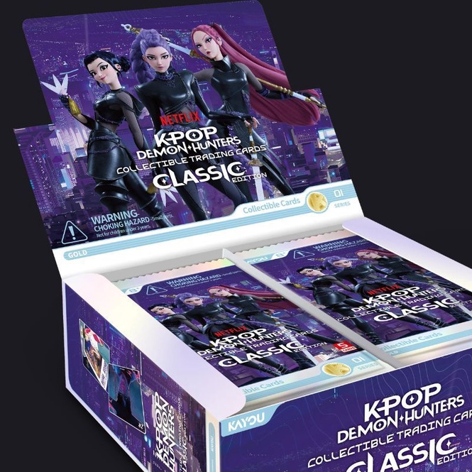 KAYOU kpop demon hunters trading cards