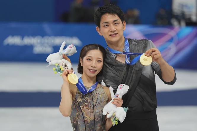 Image from: Guinness Crowns Miura and Kihara's Olympic Free Skate a World Record
