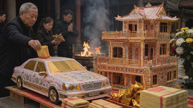 Image from: From Paper Houses to Paper iPhones: How Taiwan Cares for Its Dead