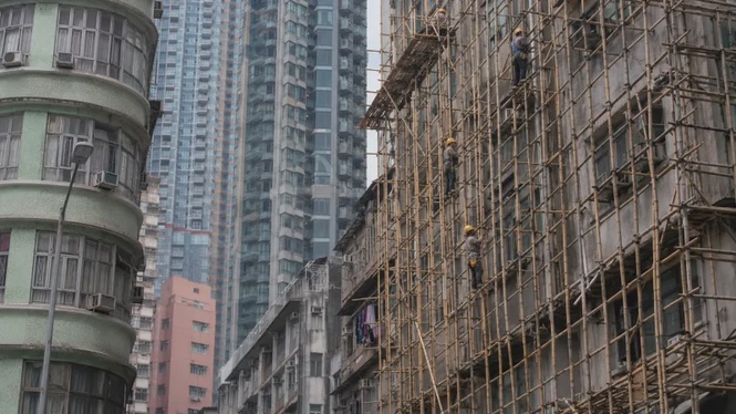 Image from: Hong Kong Has 50-Story Towers Wrapped in Bamboo. Here's Why Steel Won't Replace Them