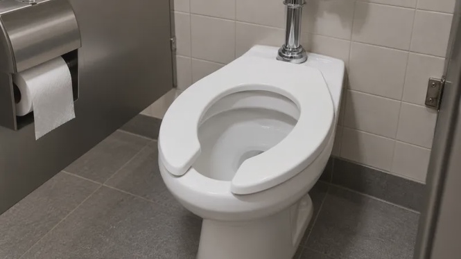 Image from: Why Do Public Toilet Seats Have a Gap? The Surprising Engineering Logic Behind It