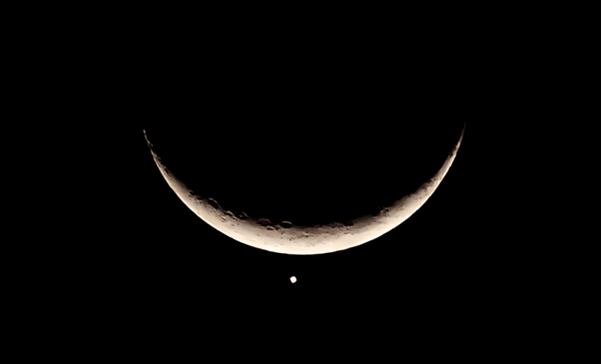 Image from: Watch Venus Vanish Behind The Moon In A Stunning Event this June