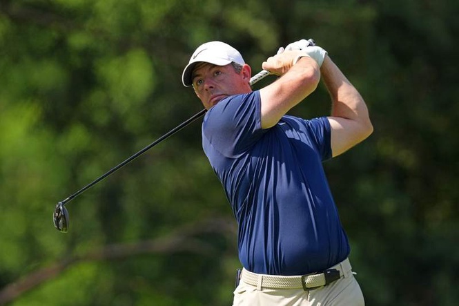 Image from: Rory McIlroy issues verdict on his driving on Thursday at the Memorial after making a change in his golf bag