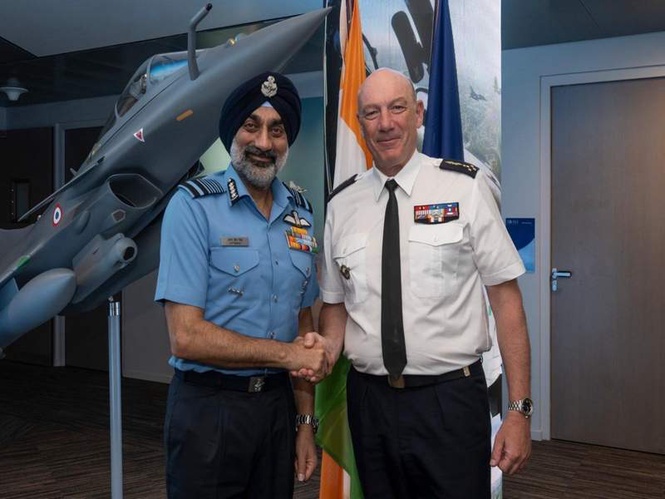 Image from: IAF Chief AP Singh concludes France visit, reaffirms defence ties