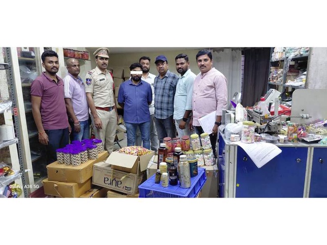 Image from: Hyderabad crackdown: Illegal chocolate unit busted for health violations