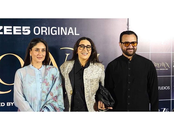 Image from: Kareena Kapoor and Saif Ali Khan turn heads at Brown screening
