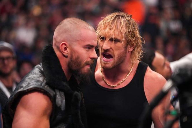 Image from: ‘That’s real pain’: Logan Paul backtracks on comments about CM Punk after tearing his tricep