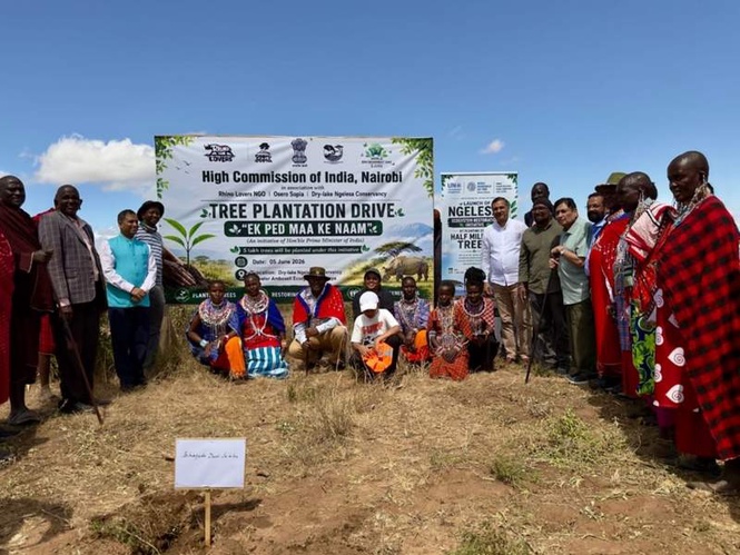 Image from: Indian HC in Nairobi to plant 500,000 saplings under 'Ek Ped Maa Ke Naam' initiative