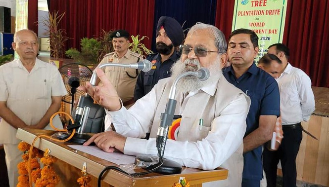 Image from: Vij calls for collective effort to protect environment