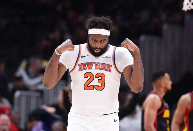 Image from: Mitchell Robinson compares himself to Allen Iverson after Donald Trump confirms Game 3 attendance