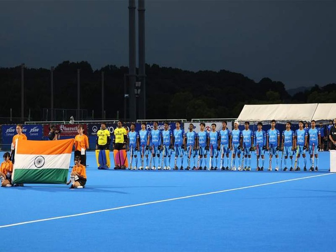 Image from: PM Modi congratulates Indian U18 Hockey teams on historic Asia Cup success