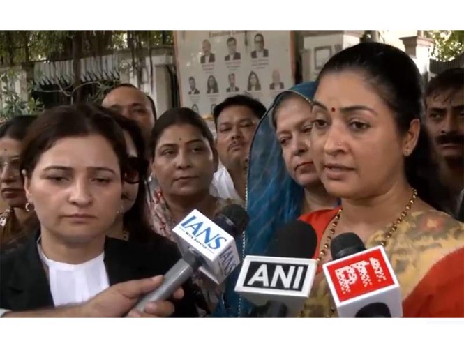 Image from: "I will challenge the conviction": Congress leader Alka Lamba after court release her on probation