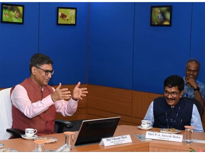 Image from: Tamil Nadu: Foreign Secretary Vikram Misri visits BHAVINI, inspects India's Prototype Fast Breeder Reactor