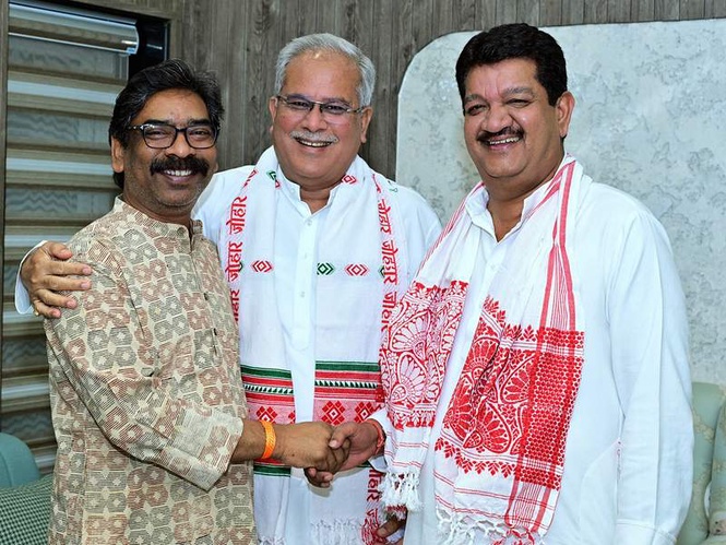 Image from: RS Polls: Congress observers meet Jharkhand CM Soren, exude confidence in alliance victory