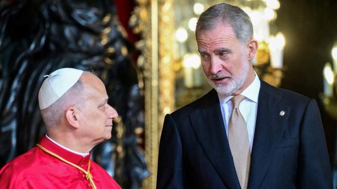 Image from: Pope Leo visits Spain to highlight migration, meet victims of sexual abuse by clergy