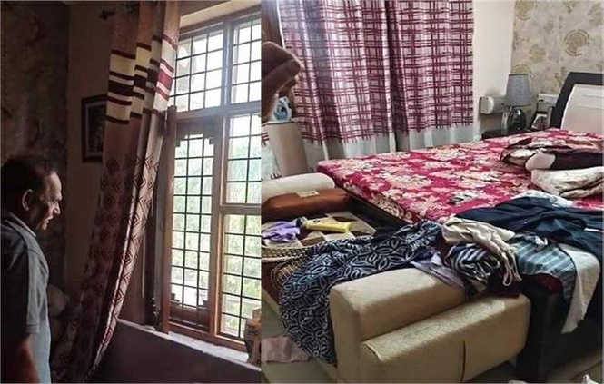 Image from: Armed robbers target retired colonel’s house in Gurugram