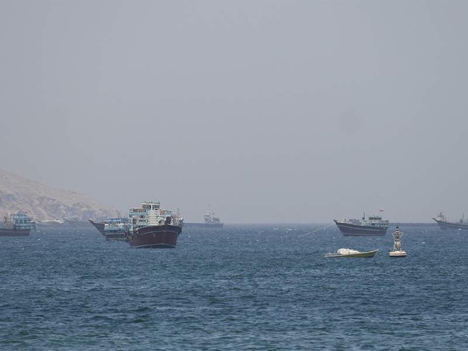 Image from: US forces shoot down two Iranian attack drones in Strait of Hormuz amid fresh escalation