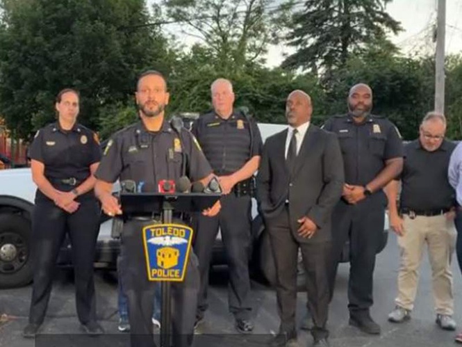 Image from: US: At least 12 injured in gunfire exchange at Toledo festival in Ohio; manhunt underway