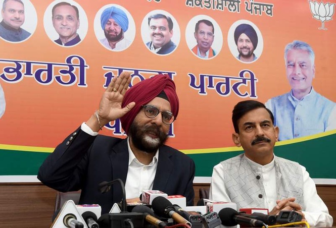 Image from: BJP Punjab general secretary Jagmohan Raju quits party post